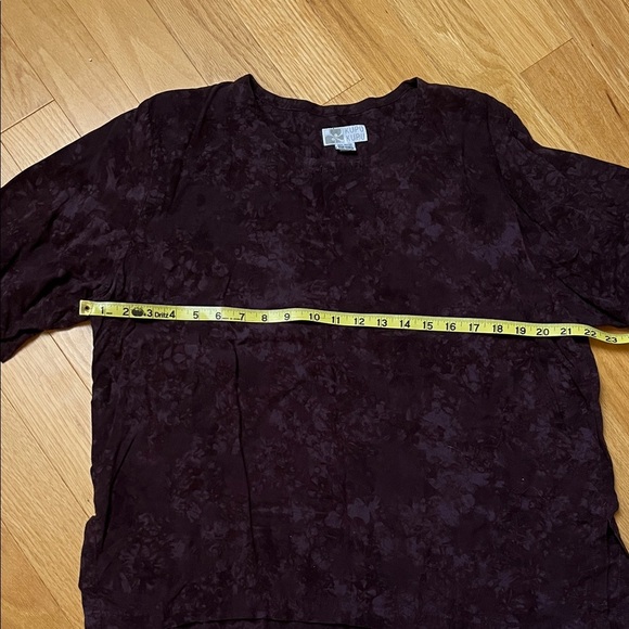 Kupu Kupu Purple Floral Blouse - Picture 5 of 7